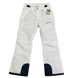 ARCTIX WOMEN'S INSULATED SNOW PANTS WINTER SKI MEDIUM/32x31 White